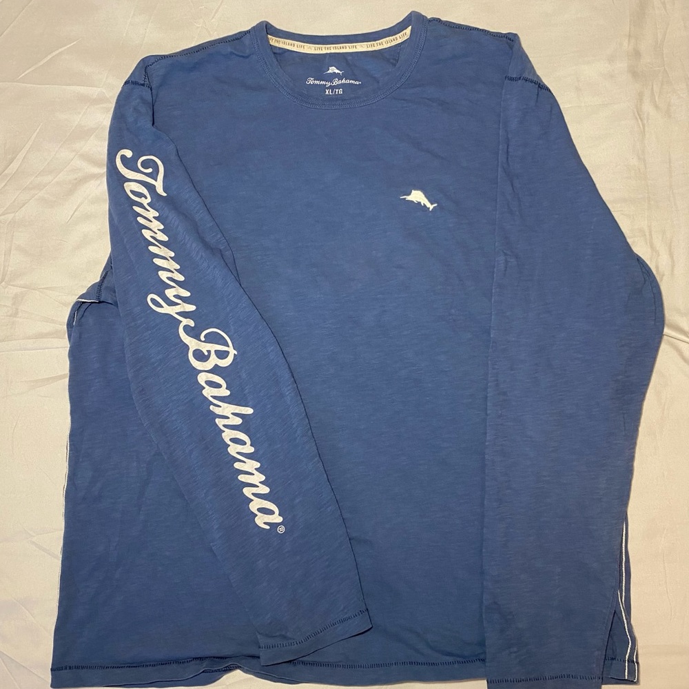 Tommy Bahama Patriotic Billboard Lux T-Shirt Long Sleeve